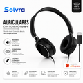 Auriculares USB-C Solvra – Sonido Premium, Comodidad Total y Conexión Sin Límites