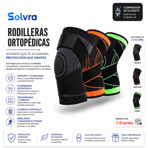 Rodilleras Ortopédicas de Alta Compresión – Protección y Alivio Inmediato con envio gratis