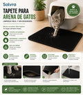 Tapete para Arena de Gato Impermeable – Control de Suciedad y Fácil Limpieza