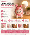 Lámpara de Mesa para Mascotas Diseño Cartoon – Plegable, Recargable USB y Súper Adorable